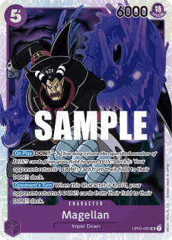 (085) One Piece TCG OP02: Paramount War Single: Magellan (OP02-085) (V.1) Super Rare