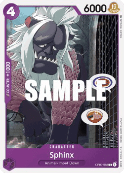 (088) One Piece TCG OP02: Paramount War Single: Sphinx (OP02-088) Common