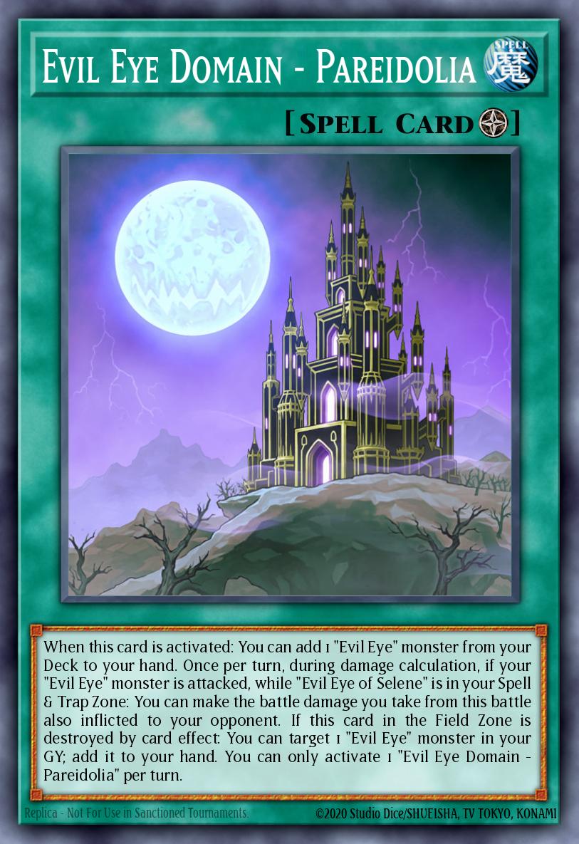 (238) YuGiOh TCG MP20: 2020 Tin of Lost Memories Mega Pack Single: Evil Eye Domain - Pareidolia Ultra Rare