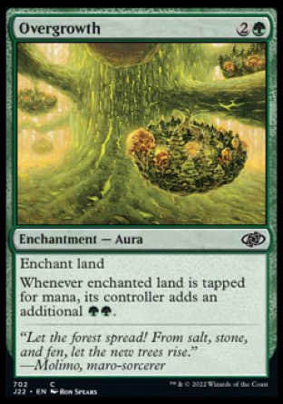 (702) Magic The Gathering Jumpstart 2022 Single: Overgrowth Common