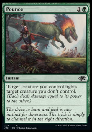 (707) Magic The Gathering Jumpstart 2022 Single: Pounce Common