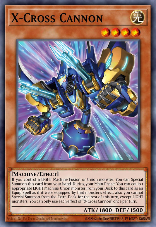 (018) YuGiOh TCG MZTM: Maze of the Master Single: X-Cross Cannon (V.2 - Collectors Rare)  Collectors Rare