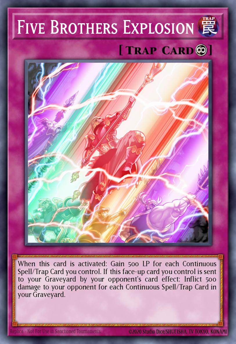 (058) YuGiOh TCG MP14: 2014 Mega-Tins Mega-Pack Single: Five Brothers Explosion Common