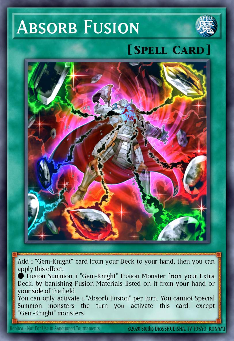 (164) YuGiOh TCG BLMM: Battles of Legend: Monster Mayhem Single: Absorb Fusion Secret Rare