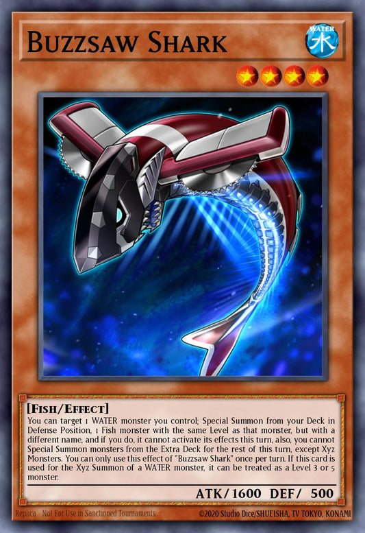 (046) YuGiOh TCG MZTM: Maze of the Master Single: Cutter Shark  Rare