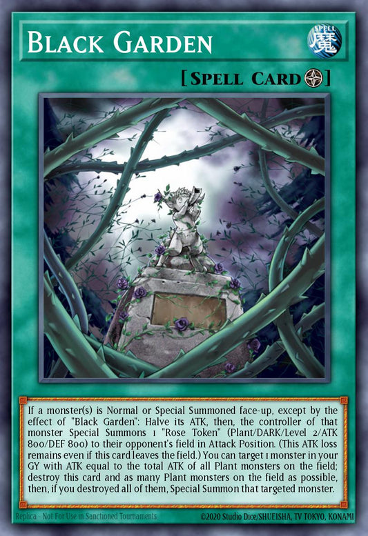 (132) YuGiOh TCG MP25: 2025 Mega-Pack Tin Single: Black Garden  Secret Rare