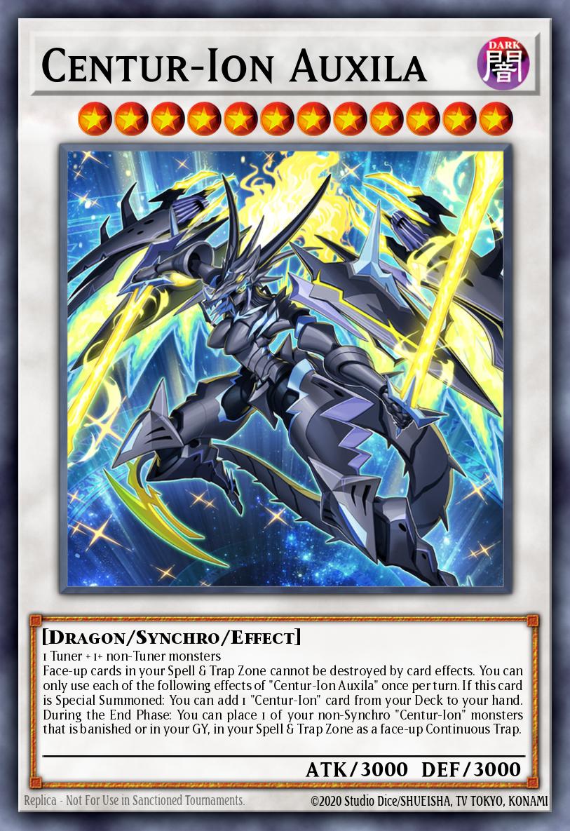 (042) YuGiOh TCG LEDE: Legacy of Destruction Single: Centur-Ion Auxila (V.2 - Quarter Century Secret Rare) Quarter Century Secret Rare