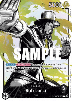 (076) One Piece TCG OP03: Pillars of Strength Single: Rob Lucci (OP03-076) (V.2) Alternate Art