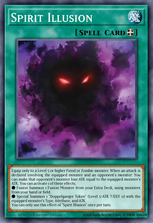 (034) YuGiOh TCG MZTM: Maze of the Master Single: Spirit Illusion  Rare