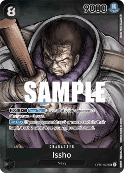 (078) One Piece TCG OP03: Pillars of Strength Single: Issho (OP03-078) (V.2) Alternate Art