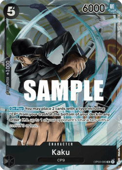 (080) One Piece TCG OP03: Pillars of Strength Single: Kaku (OP03-080) (V.2) Alternate Art
