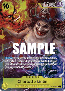 (114) One Piece TCG OP03: Pillars of Strength Single: Charlotte Linlin (OP03-114) (V.2) Alternate Art
