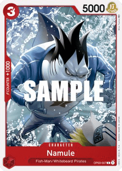 (007) One Piece TCG OP03: Pillars of Strength Single: Namule (OP03-007) Common