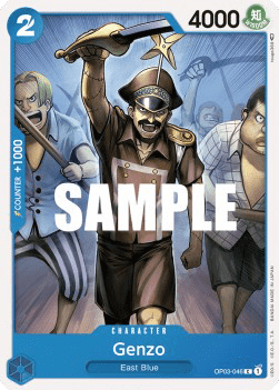 (046) One Piece TCG OP03: Pillars of Strength Single: Genzo (OP03-046) Common