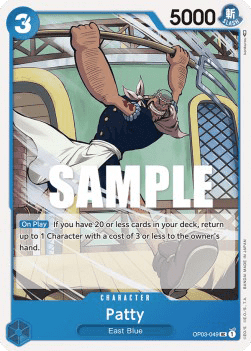 (049) One Piece TCG OP03: Pillars of Strength Single: Patty (OP03-049) Uncommon