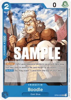 (050) One Piece TCG OP03: Pillars of Strength Single: Boodle (OP03-050) Uncommon