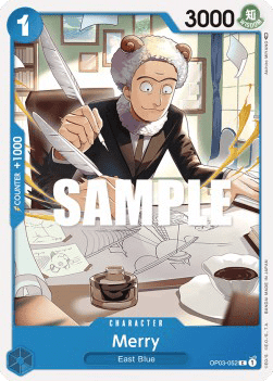 (052) One Piece TCG OP03: Pillars of Strength Single: Merry (OP03-052) Common
