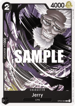 (084) One Piece TCG OP03: Pillars of Strength Single: Jerry (OP03-084) Common