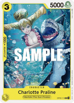 (111) One Piece TCG OP03: Pillars of Strength Single: Charlotte Praline (OP03-111) Common