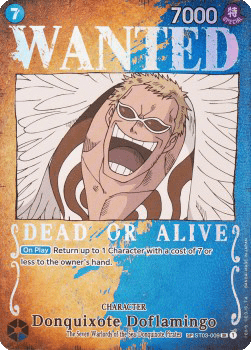 (ST03-009) One Piece TCG OP03: Pillars of Strength Single: Donquixote Doflamingo (ST03-009) Special Rare