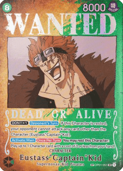 (OP01-051) One Piece TCG OP03: Pillars of Strength Single: EustassCaptainKid (OP01-051) Special Rare