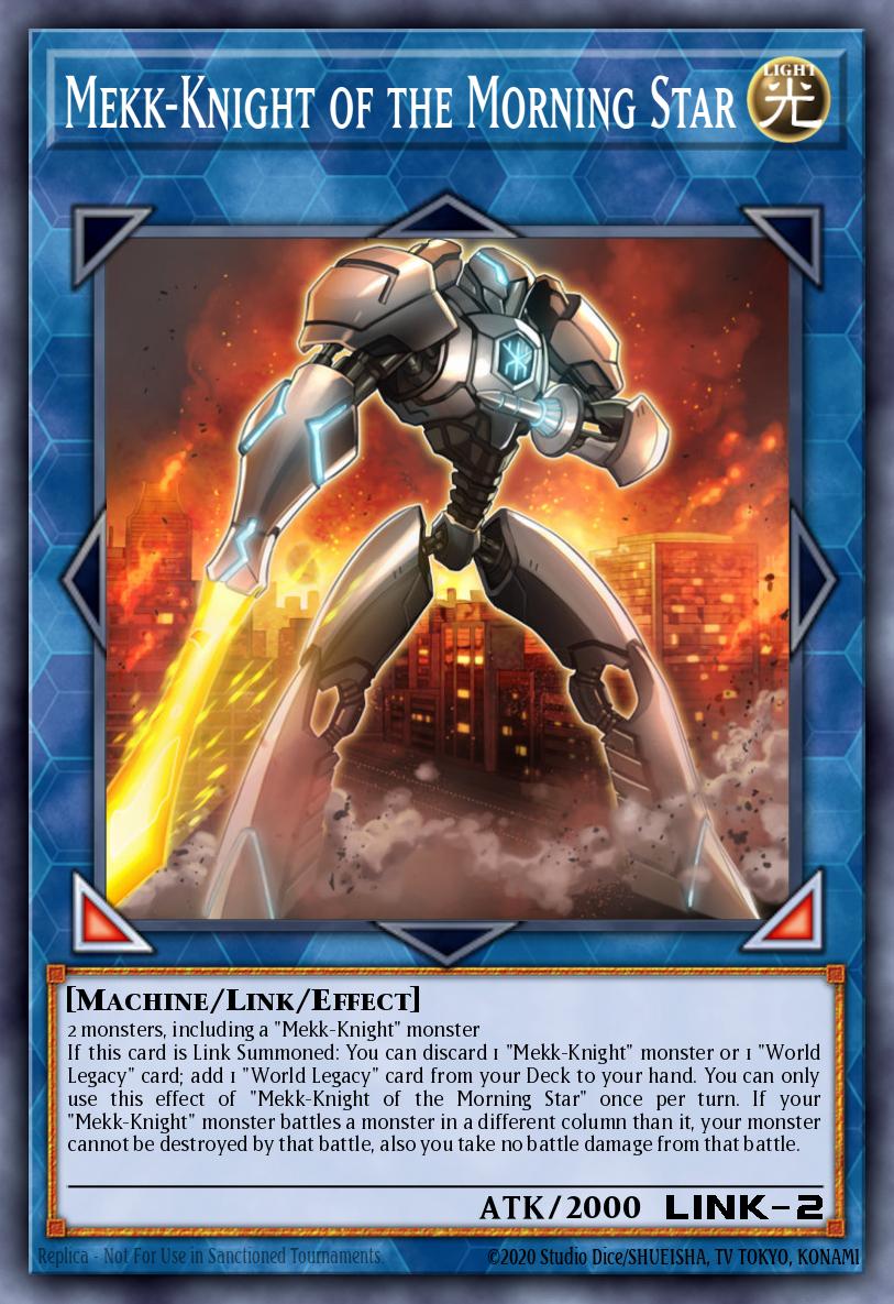 (137) YuGiOh TCG MAGO: Maximum Gold Single: Mekk-Knight of the Morning Star Rare