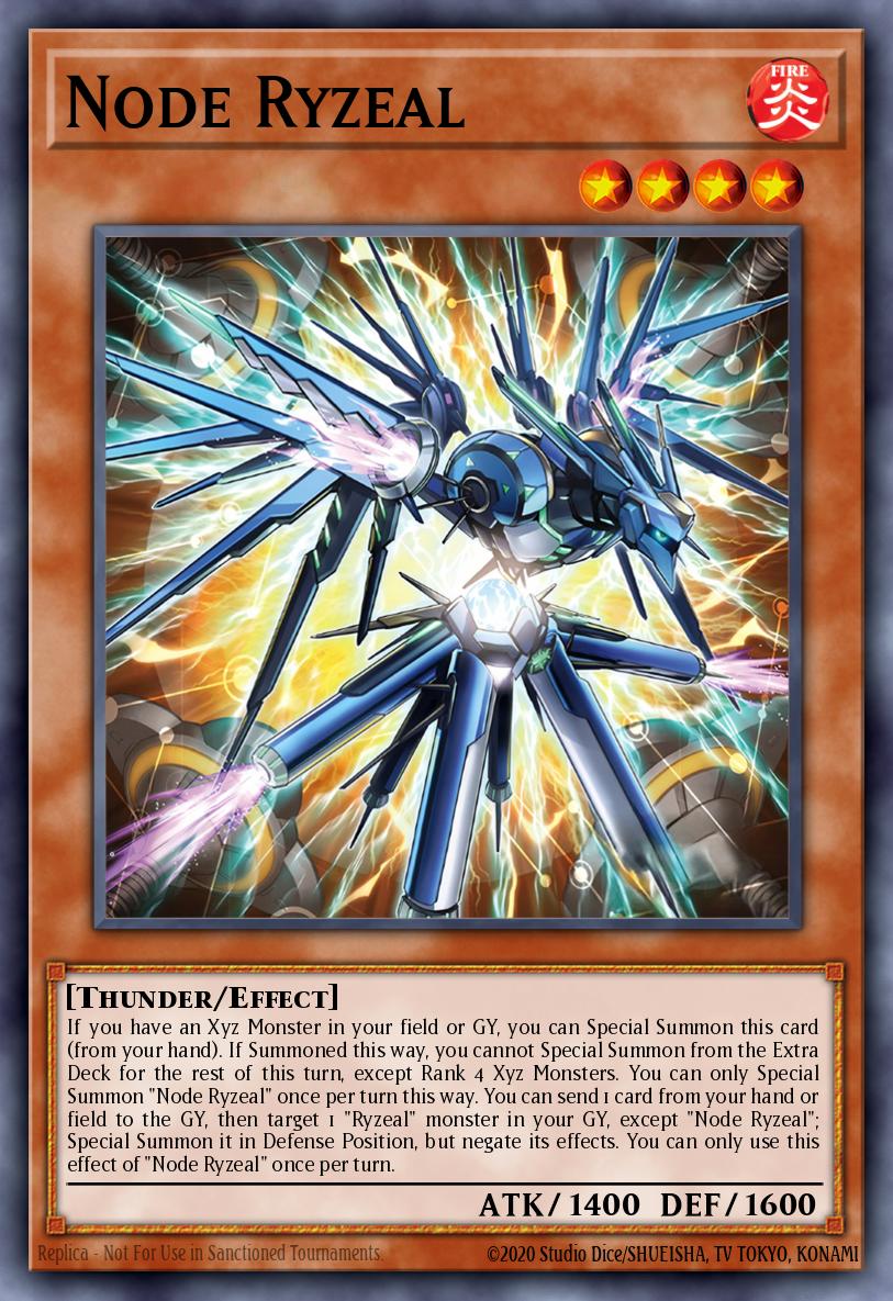 (437) YuGiOh TCG MP25: 2025 Mega-Pack Tin Single: Node Ryzeal  Common