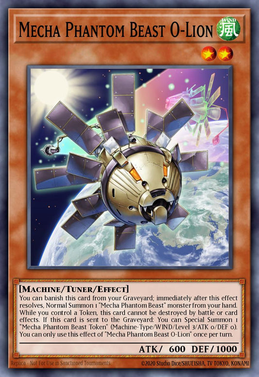 (026) YuGiOh TCG PRIO: Primal Origin Single: Mecha Phantom Beast O-Lion  Rare