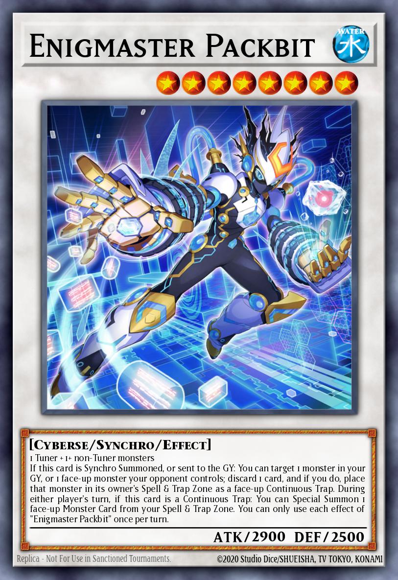 (042) YuGiOh TCG PHNI: Phantom Nightmare Single: Enigmaster Packbit (V.1 - Secret Rare)  Secret Rare