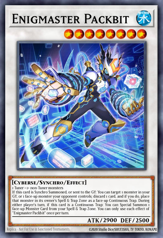 (042) YuGiOh TCG PHNI: Phantom Nightmare Single: Enigmaster Packbit (V.2 - Quarter Century Secret Rare)  Quarter Century Secret Rare