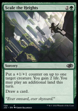 (724) Magic The Gathering Jumpstart 2022 Single: Scale the Heights Common