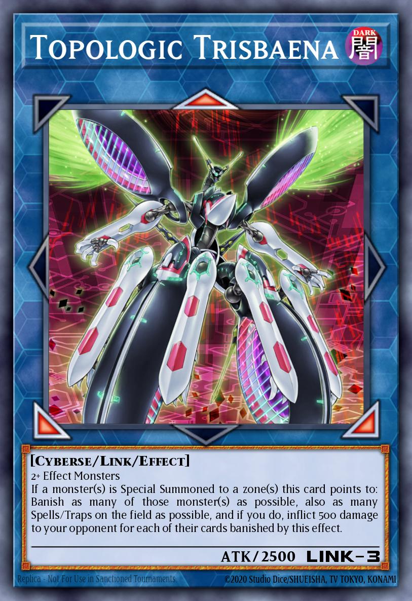 (019) YuGiOh TCG MP19: 2019 Gold Sarcophagus Tin Mega Pack Single: Topologic Trisbaena Ultra Rare