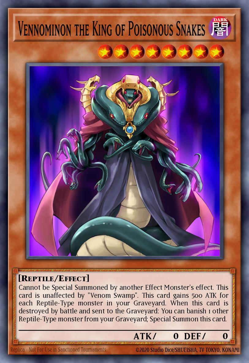 (040) YuGiOh TCG ANGU: Ancient Guardians Single: Vennominon the King of Poisonous Snakes Rare