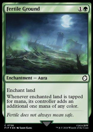 (726) Magic The Gathering Universes Beyond: Fallout: Extras Single: Fertile Ground Common