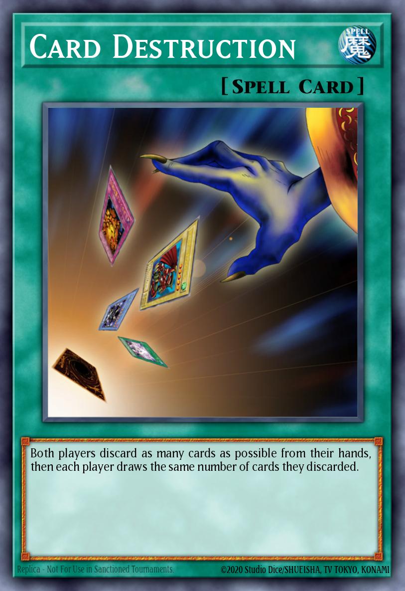 (060) YuGiOh TCG LCYW: Legendary Collection 3: Mega Pack Single: Card Destruction Secret Rare