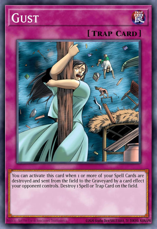 (017) YuGiOh TCG PSV: Pharaoh's Servant Single: Gust (V.2 - Common)  Common