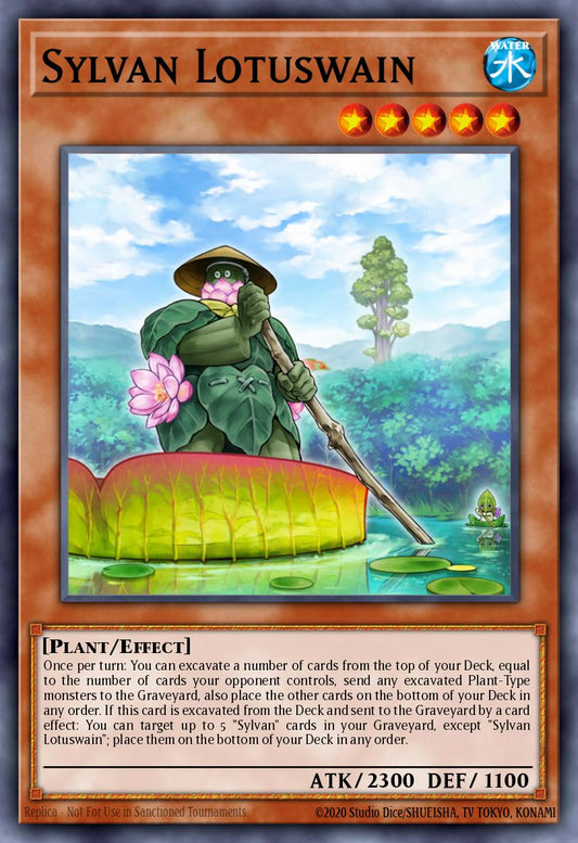 (020) YuGiOh TCG PRIO: Primal Origin Single: Sylvan Lotuswain  Common