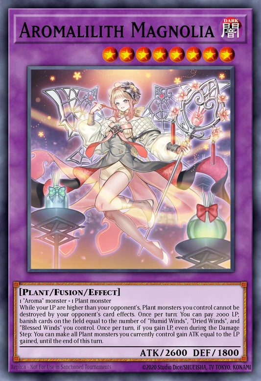 (039) YuGiOh TCG PHNI: Phantom Nightmare Single: Aromalilith Magnolia  Super Rare