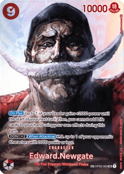 (OP02-004) One Piece TCG OP04: Kingdoms of Intrigue Single: Edward.Newgate (OP02-004) Special Rare