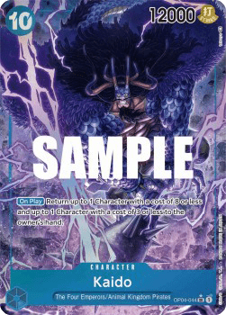 (044) One Piece TCG OP04: Kingdoms of Intrigue Single: Kaido (OP04-044) (V.2) Alternate Art