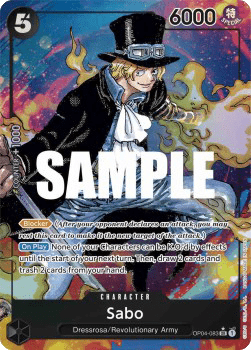 (083) One Piece TCG OP04: Kingdoms of Intrigue Single: Sabo (OP04-083) (V.2) Alternate Art