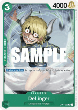 (029) One Piece TCG OP04: Kingdoms of Intrigue Single: Dellinger (OP04-029) Common