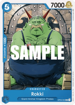 (054) One Piece TCG OP04: Kingdoms of Intrigue Single: Rokki (OP04-054) Common