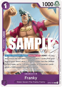 (063) One Piece TCG OP04: Kingdoms of Intrigue Single: Franky (OP04-063) Rare