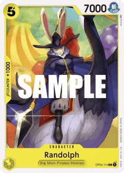 (114) One Piece TCG OP04: Kingdoms of Intrigue Single: Randolph (OP04-114) Common