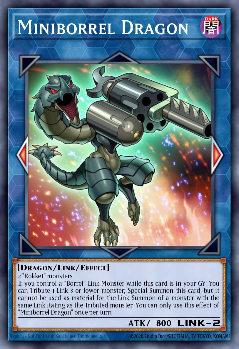 (103) YuGiOh TCG MP19: 2019 Gold Sarcophagus Tin Mega Pack Single: Miniborrel Dragon Common