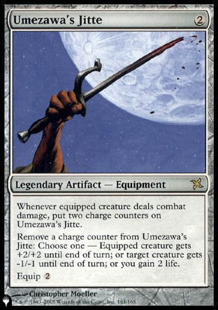 (163) Magic The Gathering The List Single: Umezawa's Jitte Rare