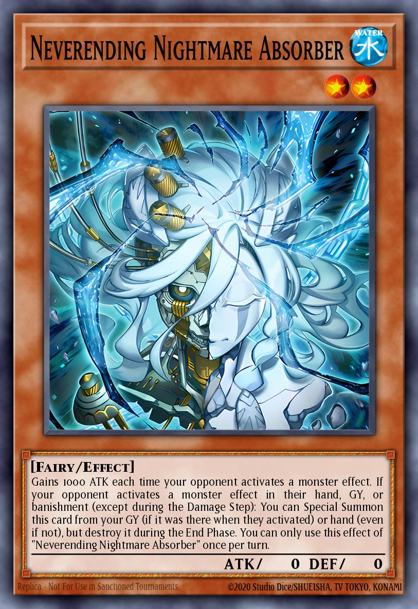 (412) YuGiOh TCG MP25: 2025 Mega-Pack Tin Single: Neverending Nightmare Absorber  Common