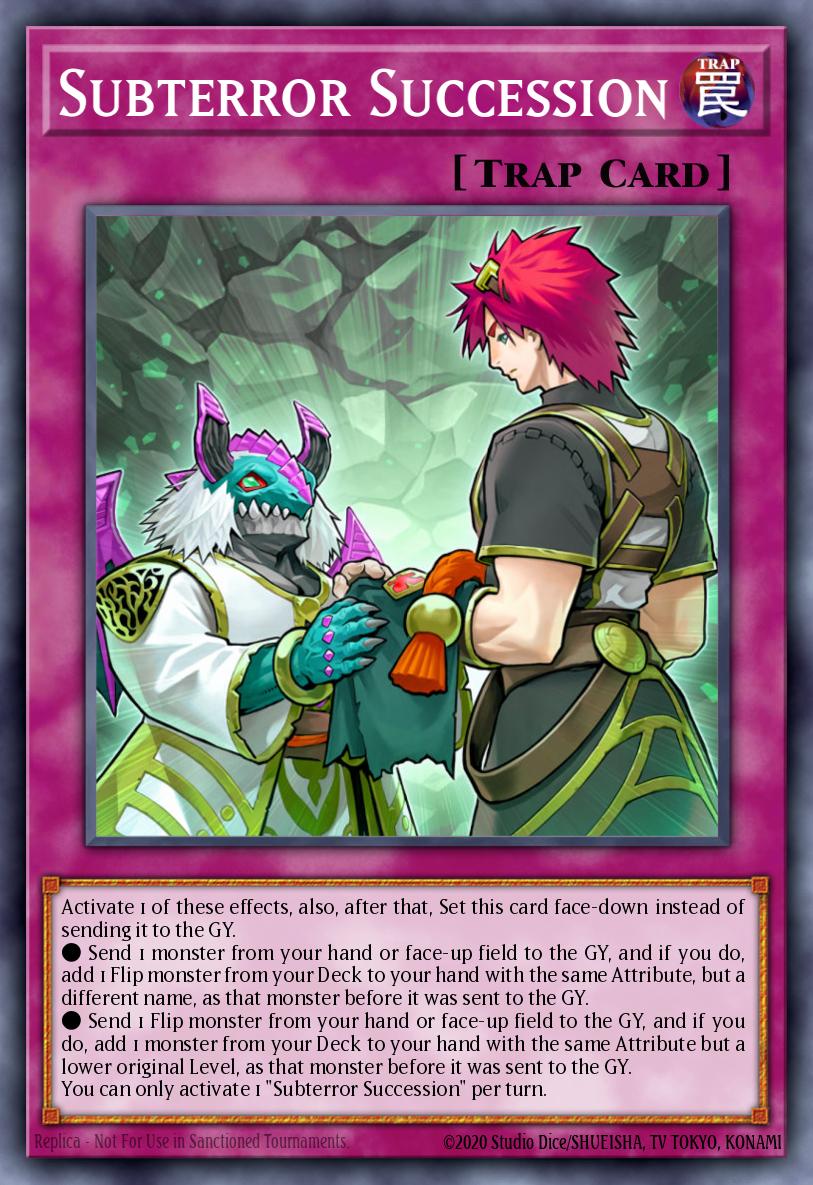 (033) YuGiOh TCG MP20: 2020 Tin of Lost Memories Mega Pack Single: Subterror Succession Common