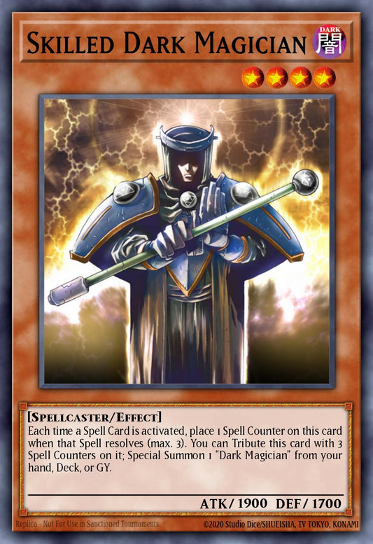 (065) YuGiOh TCG MFC: Magician's Force Single: Skilled Dark Magician  Super Rare